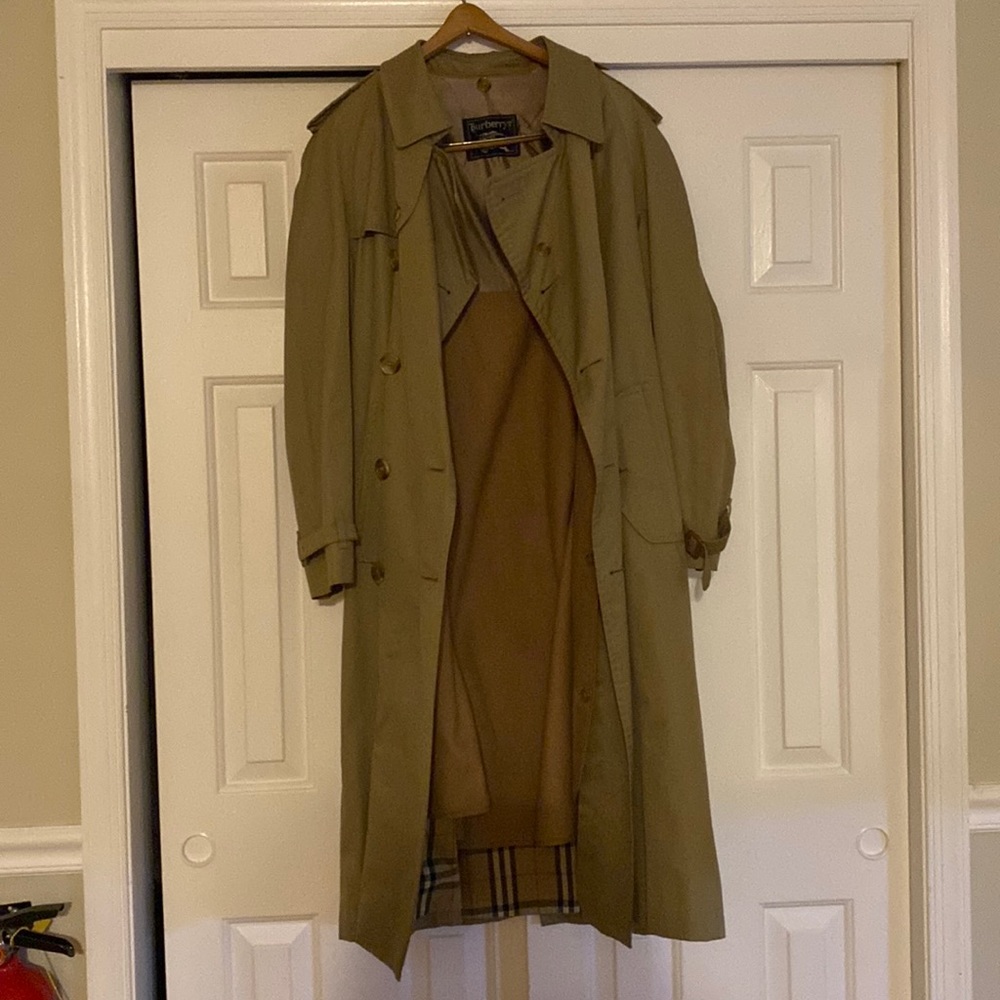 Mens Vintage Nova Check Double Breasted Burberry Coat. 1899. Authentic.